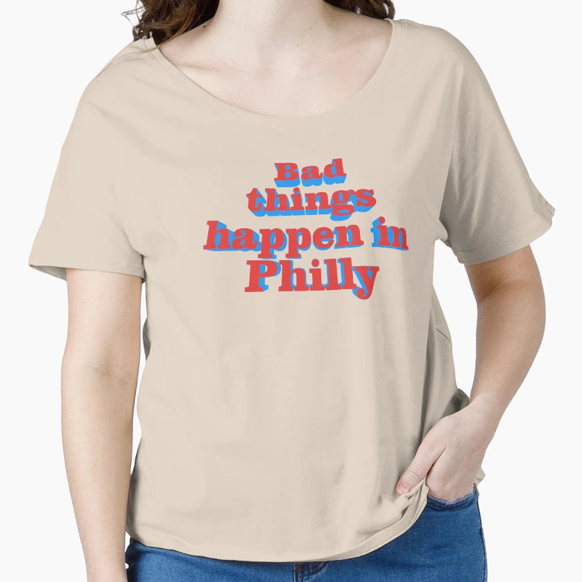 Bad Things Happen Philly T-Shirt - Aesthetic Graphic Men Women - T-Shirt, Sweatshirt, Hoodie