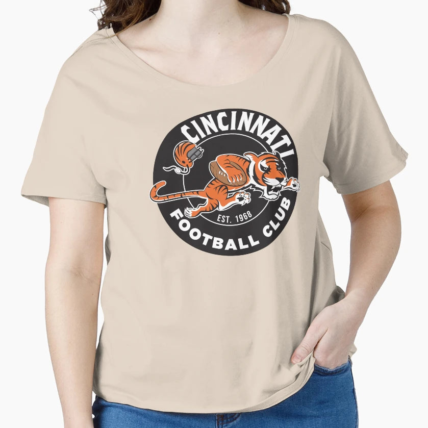 Cincinnati Football Club T-Shirt - Novelty Apparel for Adults - T-Shirt, Sweatshirt, Hoodie