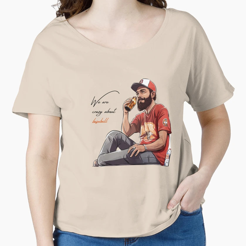 We Are Crazy About Baseball Gifts T-Shirt - Aesthetic Graphic for Adults - T-Shirt, Sweatshirt, Hoodie