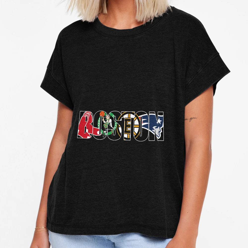 Boston Sports T-Shirt - Trendy Graphic for Adults - T-Shirt, Sweatshirt, Hoodie
