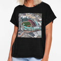Boston Baseball Stadium Fenway Park Old T-Shirt - Custom Art Print Unisex - T-Shirt, Sweatshirt, Hoodie