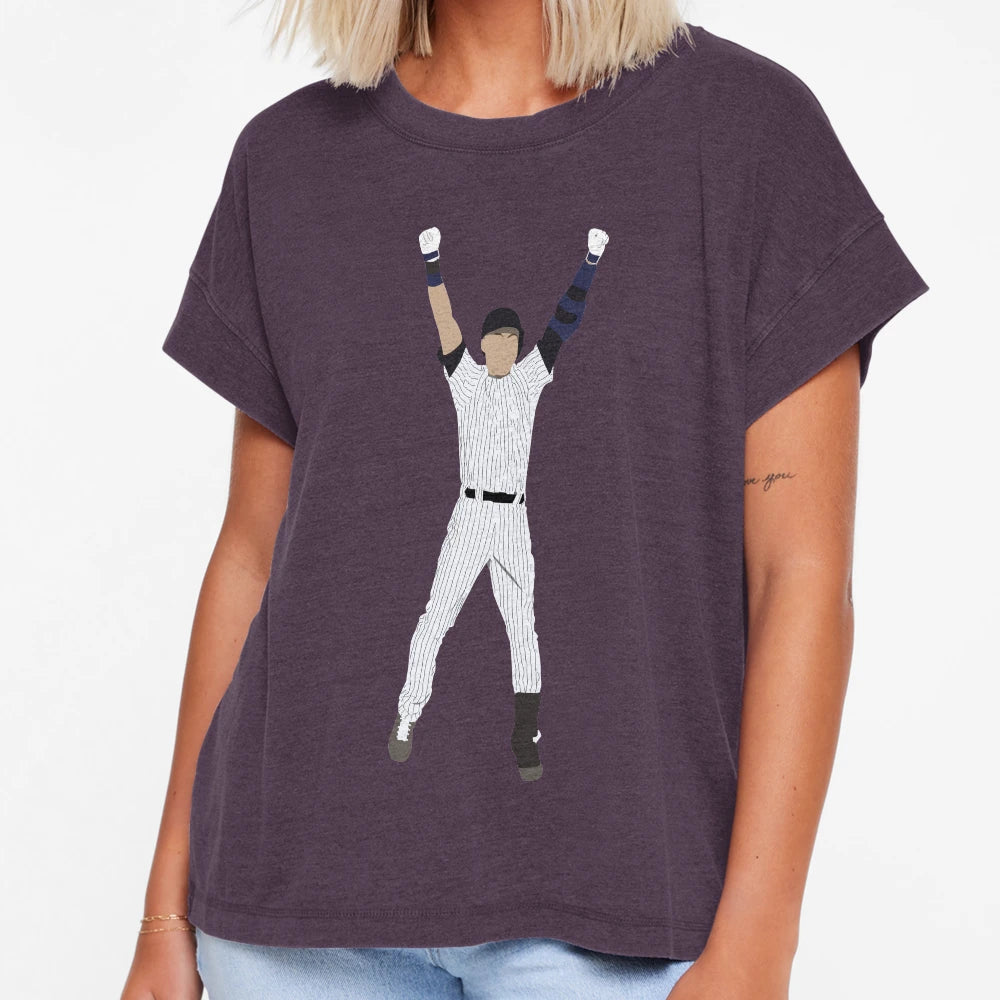 Derek Jeter T-Shirt - Aesthetic Graphic Men Women - T-Shirt, Sweatshirt, Hoodie