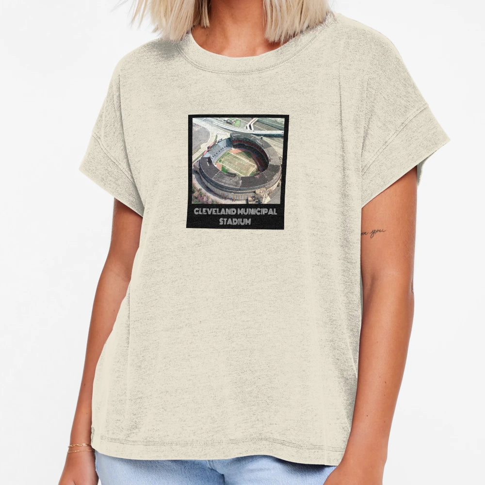 Cleveland Municipal Stadium T-Shirt - Novelty Apparel Men Women - T-Shirt, Sweatshirt, Hoodie