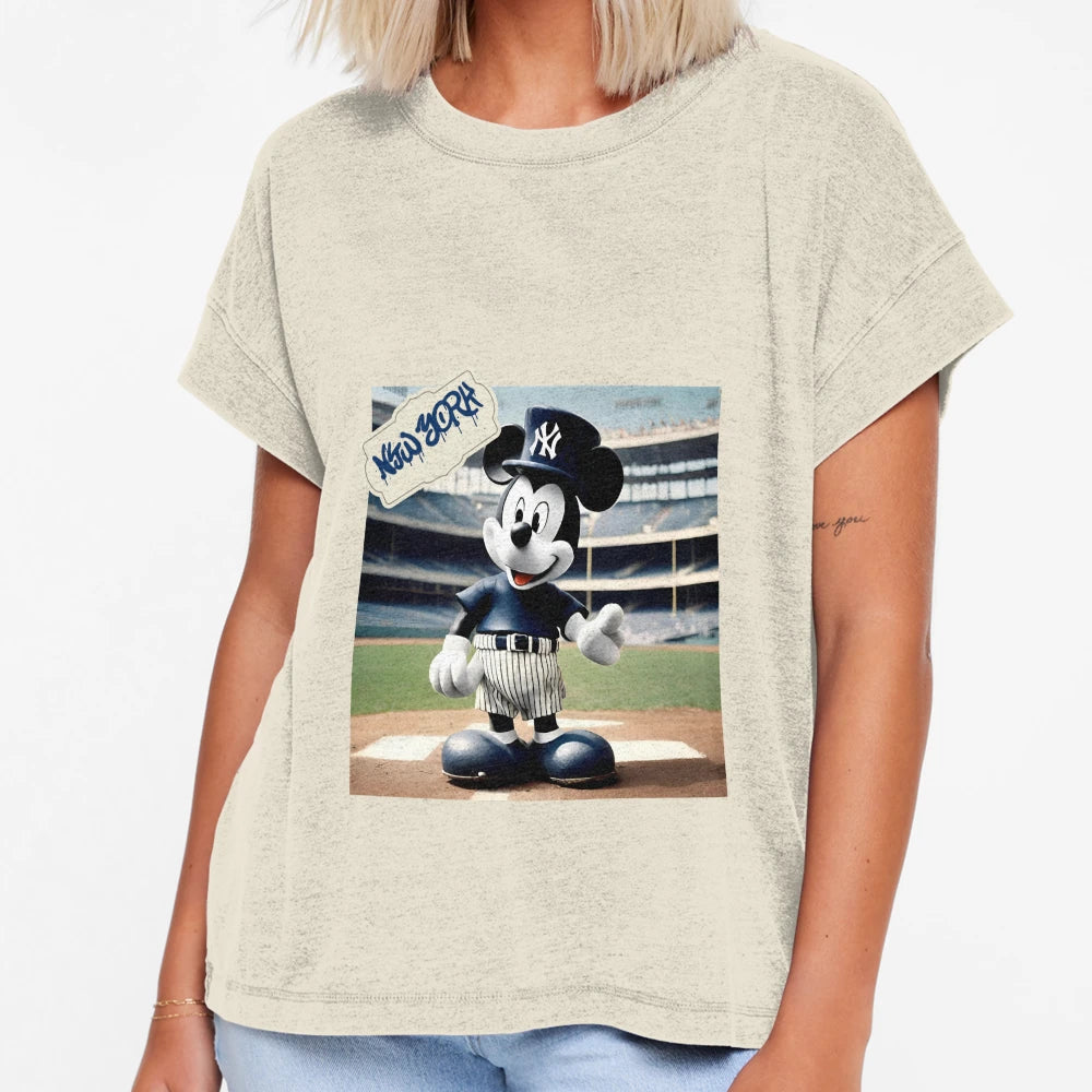 Steamboat Willie New York T-Shirt - Casual Everyday Wear for Adults - T-Shirt, Sweatshirt, Hoodie