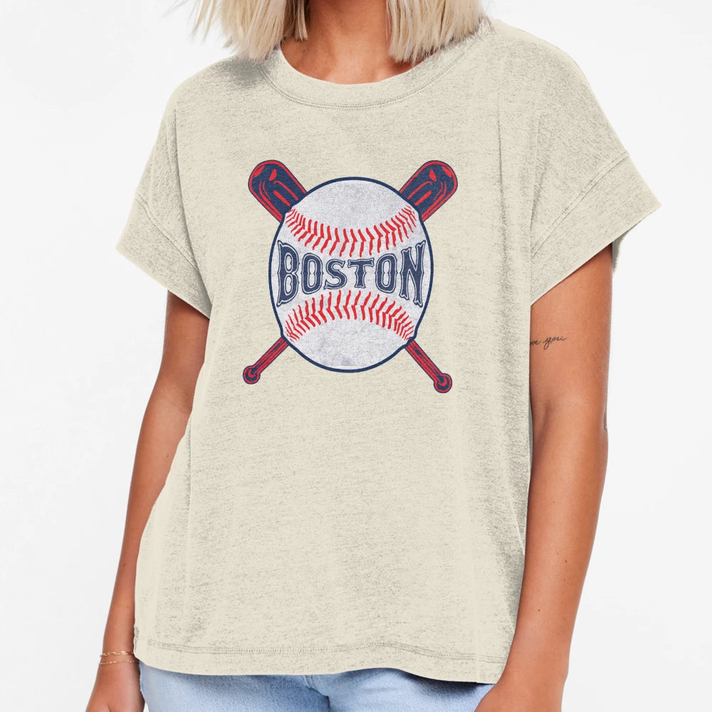 Boston Baseball T-Shirt - Aesthetic Graphic Men Women - T-Shirt, Sweatshirt, Hoodie