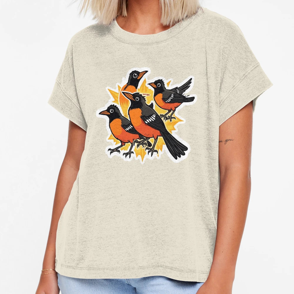 Baltimore Birds T-Shirt - Fun Novelty Design Men Women - T-Shirt, Sweatshirt, Hoodie