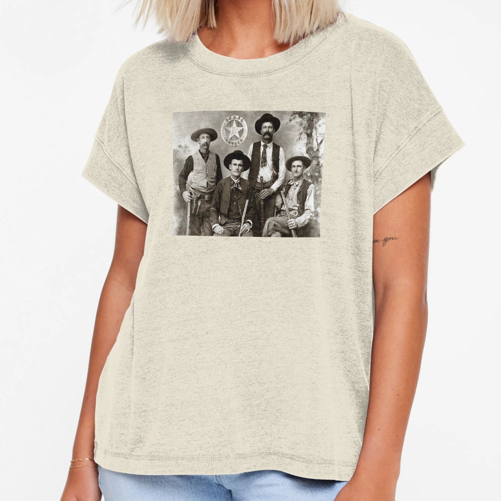 Heavily Armed Texas Rangers Lawmen T-Shirt - Fun Novelty Design for Adults - T-Shirt, Sweatshirt, Hoodie