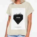 Chicago Usa Skyline Silhouette T-Shirt - Unique Graphic for Adults - T-Shirt, Sweatshirt, Hoodie