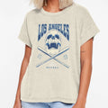 Skull Los Angeles Baseball T-Shirt - Novelty Apparel Unisex - T-Shirt, Sweatshirt, Hoodie