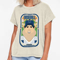 Baseball Blue Pinstripes Rhubarb T-Shirt - Casual Everyday Wear for Adults - T-Shirt, Sweatshirt, Hoodie