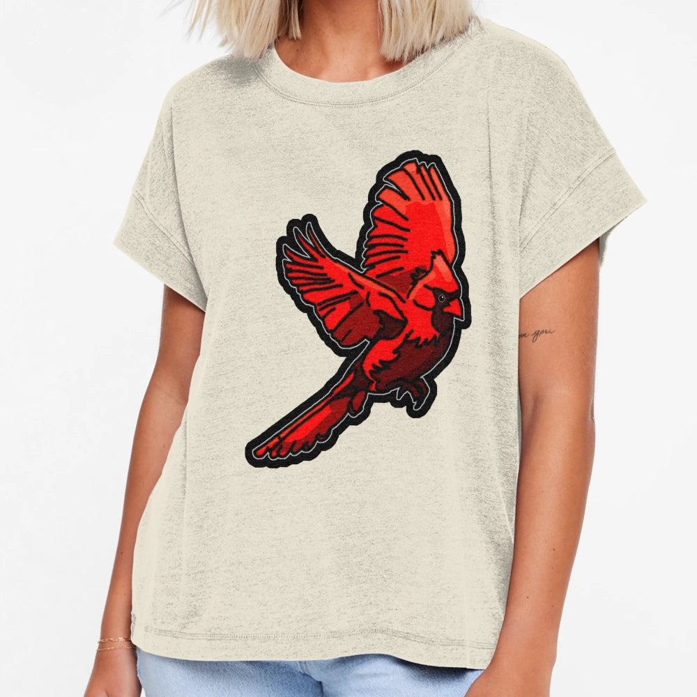 Cardinal Red Bird Flight T-Shirt - Trendy Graphic for Adults - T-Shirt, Sweatshirt, Hoodie