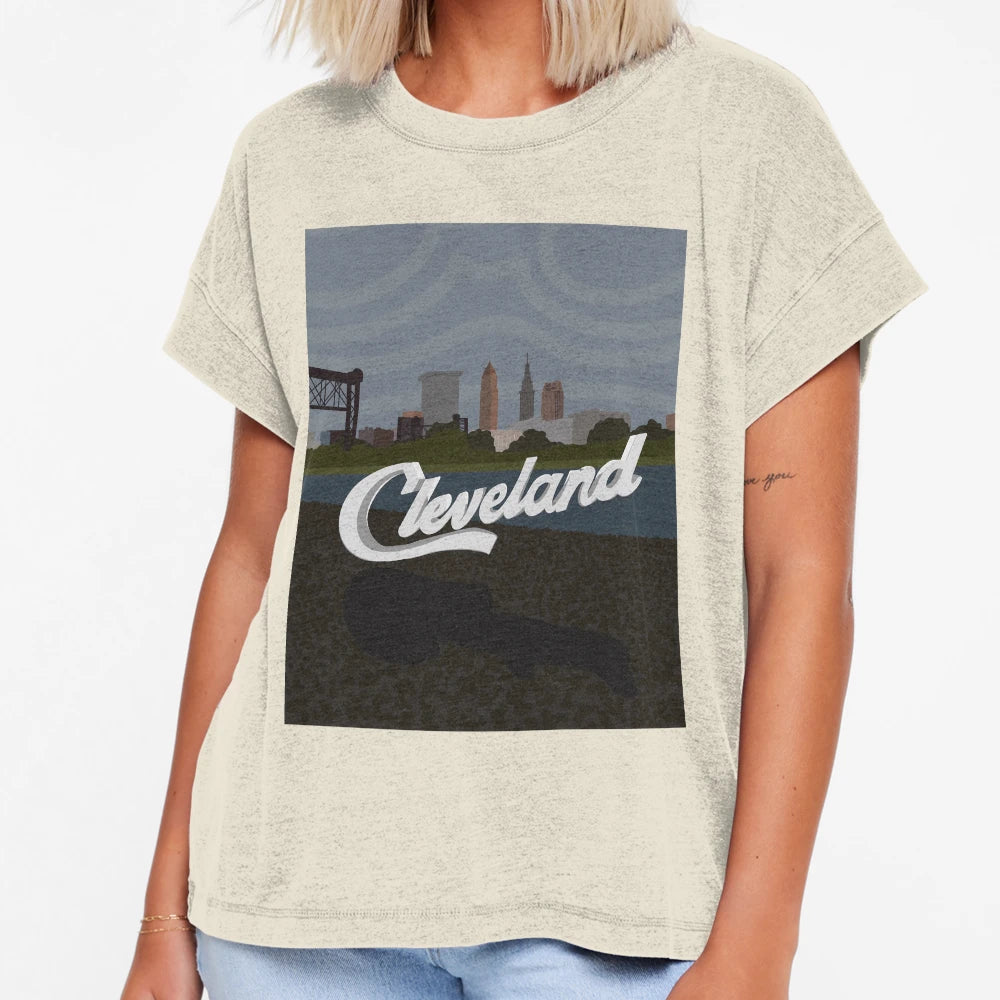 Cle Skyline T-Shirt - Unique Graphic for Adults - T-Shirt, Sweatshirt, Hoodie