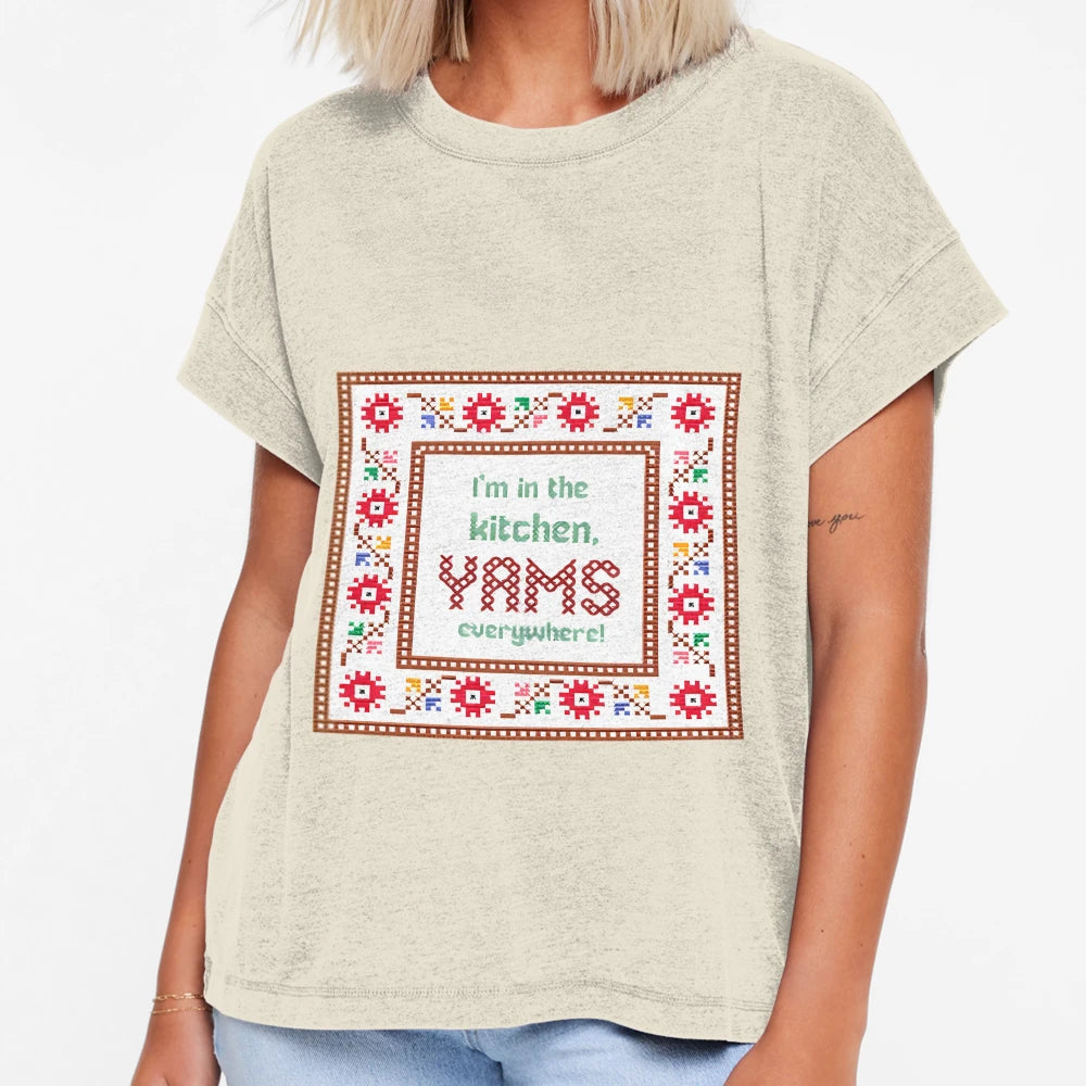 2 Chainz Kitchen Yams Everywhere T-Shirt - Unique Graphic Men Women - T-Shirt, Sweatshirt, Hoodie
