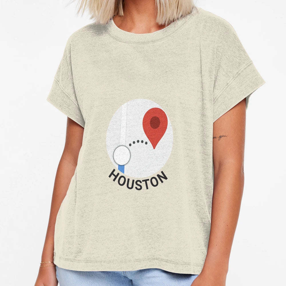 Houston I Have Arrived T-Shirt - Novelty Apparel Unisex - T-Shirt, Sweatshirt, Hoodie