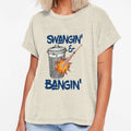 Houston Swangin And Bangin Houston T-Shirt - Graphic Print Men Women - T-Shirt, Sweatshirt, Hoodie