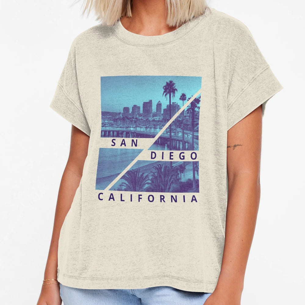 Travel To San Diego California T-Shirt - Graphic Print Unisex - T-Shirt, Sweatshirt, Hoodie