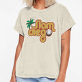 Slam Diego Sunset Palm Tree San T-Shirt - Custom Art Print for Adults - T-Shirt, Sweatshirt, Hoodie