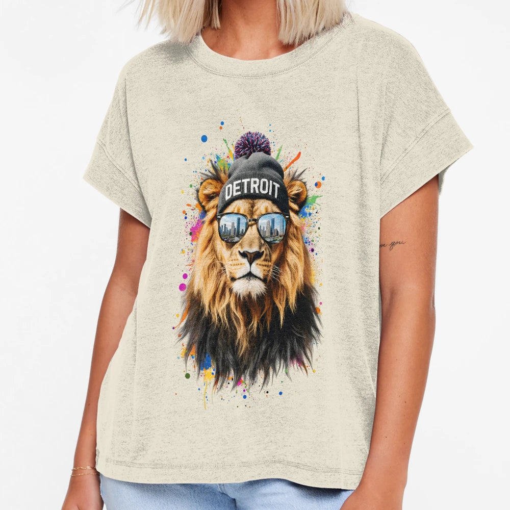 Detroit Rocks T-Shirt - Graphic Print Men Women - T-Shirt, Sweatshirt, Hoodie