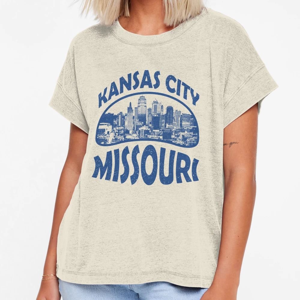 Kansas City Missouri T-Shirt - Minimalist Print Unisex - T-Shirt, Sweatshirt, Hoodie