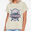 San Francisco Baseball Skyline T-Shirt - Casual Everyday Wear Unisex - T-Shirt, Sweatshirt, Hoodie