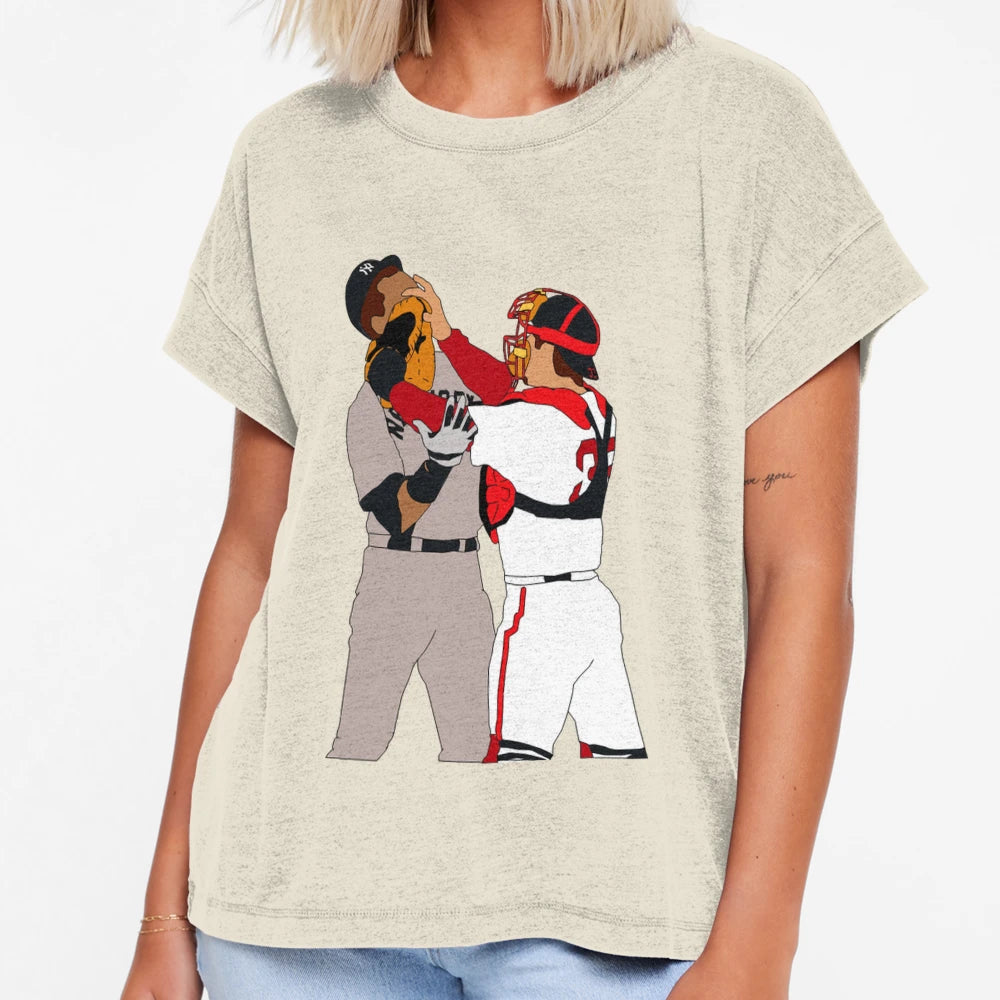 Jason Varitek Alex Rodriguez Brawl T-Shirt - Trendy Graphic for Adults - T-Shirt, Sweatshirt, Hoodie