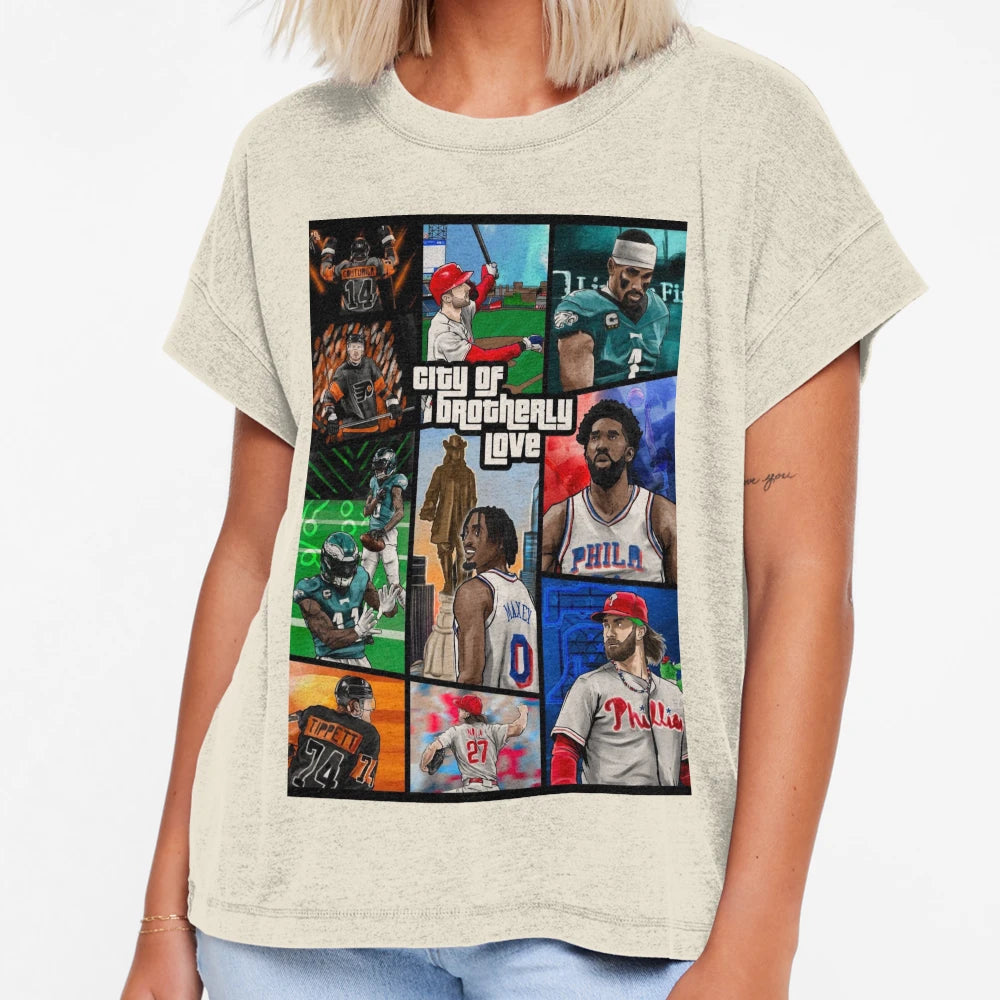 Brotherly Love V T-Shirt - Novelty Apparel Men Women - T-Shirt, Sweatshirt, Hoodie