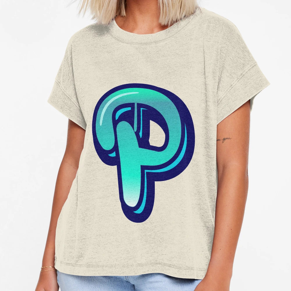 Alphabet P Graffiti Letters Letter P T-Shirt - Unique Graphic for Adults - T-Shirt, Sweatshirt, Hoodie