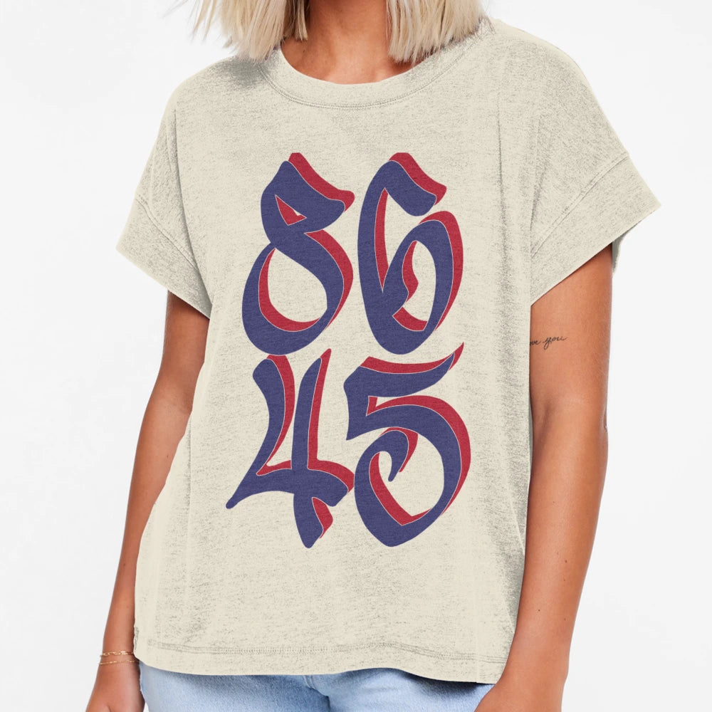 86 45 Anti Trump T-Shirt - Fun Novelty Design for Adults - T-Shirt, Sweatshirt, Hoodie