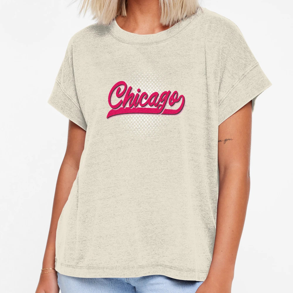 Chicago Illinois Underscore T-Shirt - Aesthetic Graphic Unisex - T-Shirt, Sweatshirt, Hoodie