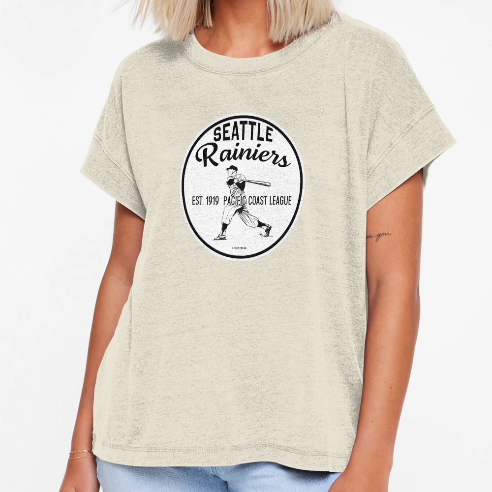 Seattle Rainiers Badge T-Shirt - Graphic Print for Adults - T-Shirt, Sweatshirt, Hoodie