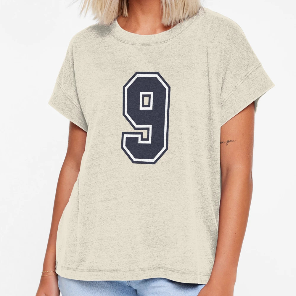 9 Sports Number Nine T-Shirt - Graphic Print Unisex - T-Shirt, Sweatshirt, Hoodie