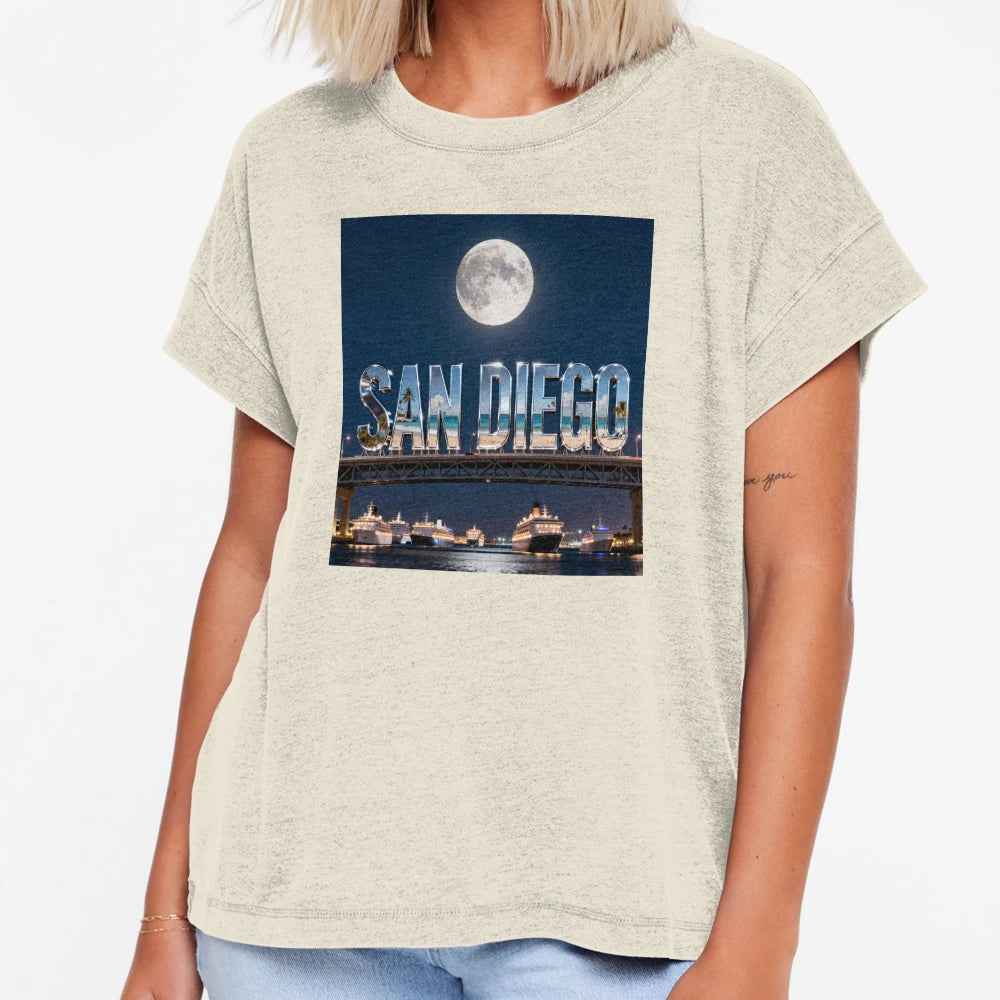 San Diego Harbour T-Shirt - Unique Graphic Men Women - T-Shirt, Sweatshirt, Hoodie