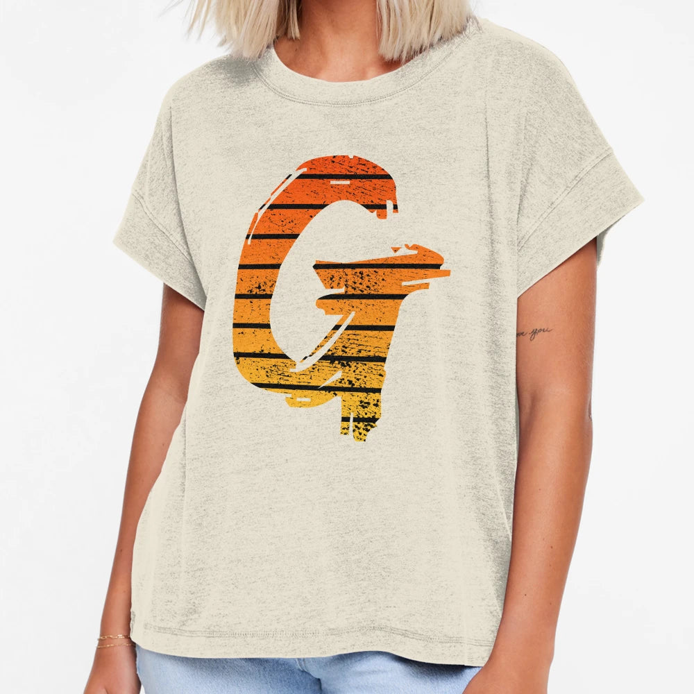 Letter G Initials T-Shirt - Unique Graphic Men Women - T-Shirt, Sweatshirt, Hoodie