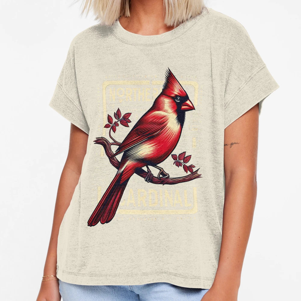 Northern Cardinal T-Shirt - Novelty Apparel Unisex - T-Shirt, Sweatshirt, Hoodie