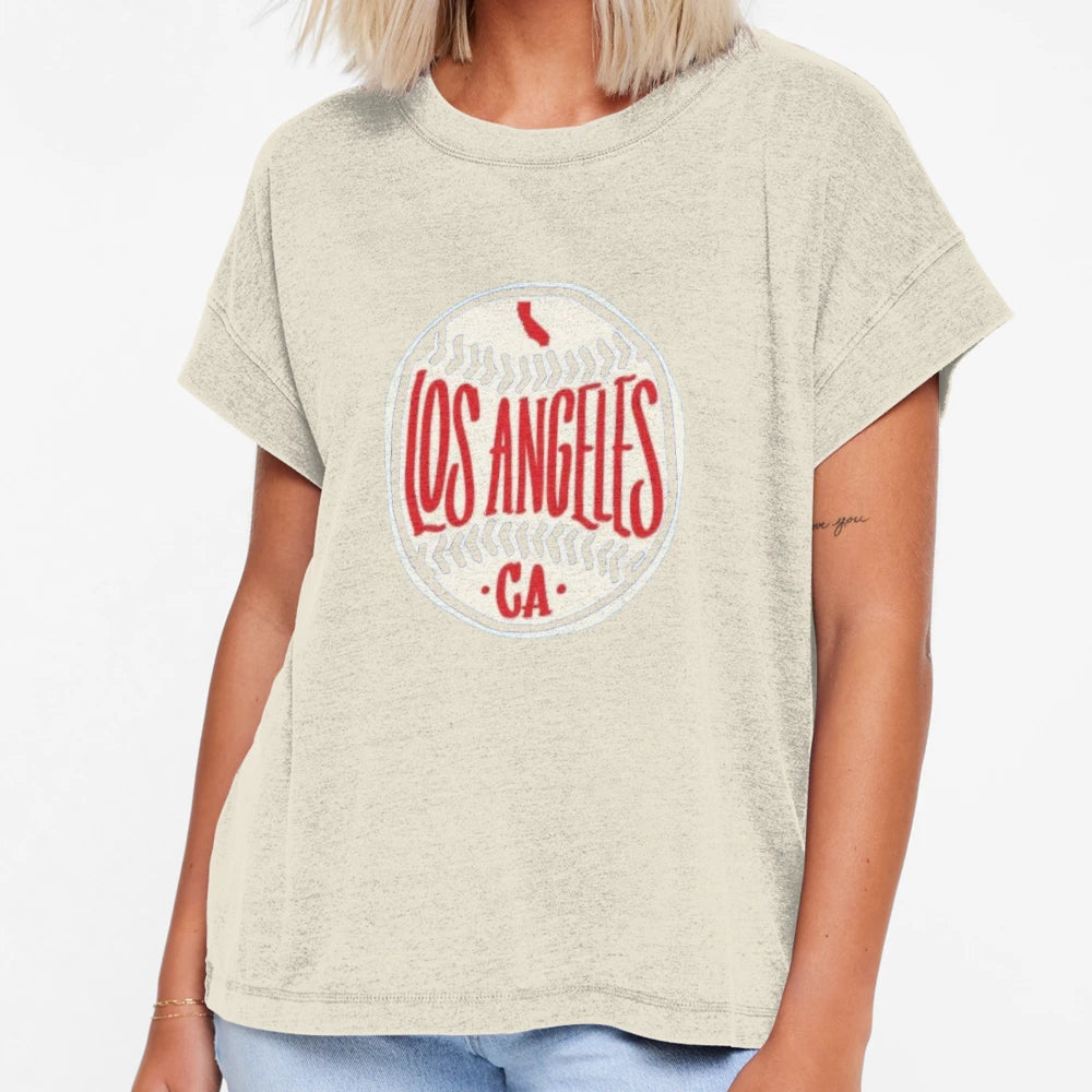 Los Angeles Baseball T-Shirt - Custom Art Print Men Women - T-Shirt, Sweatshirt, Hoodie