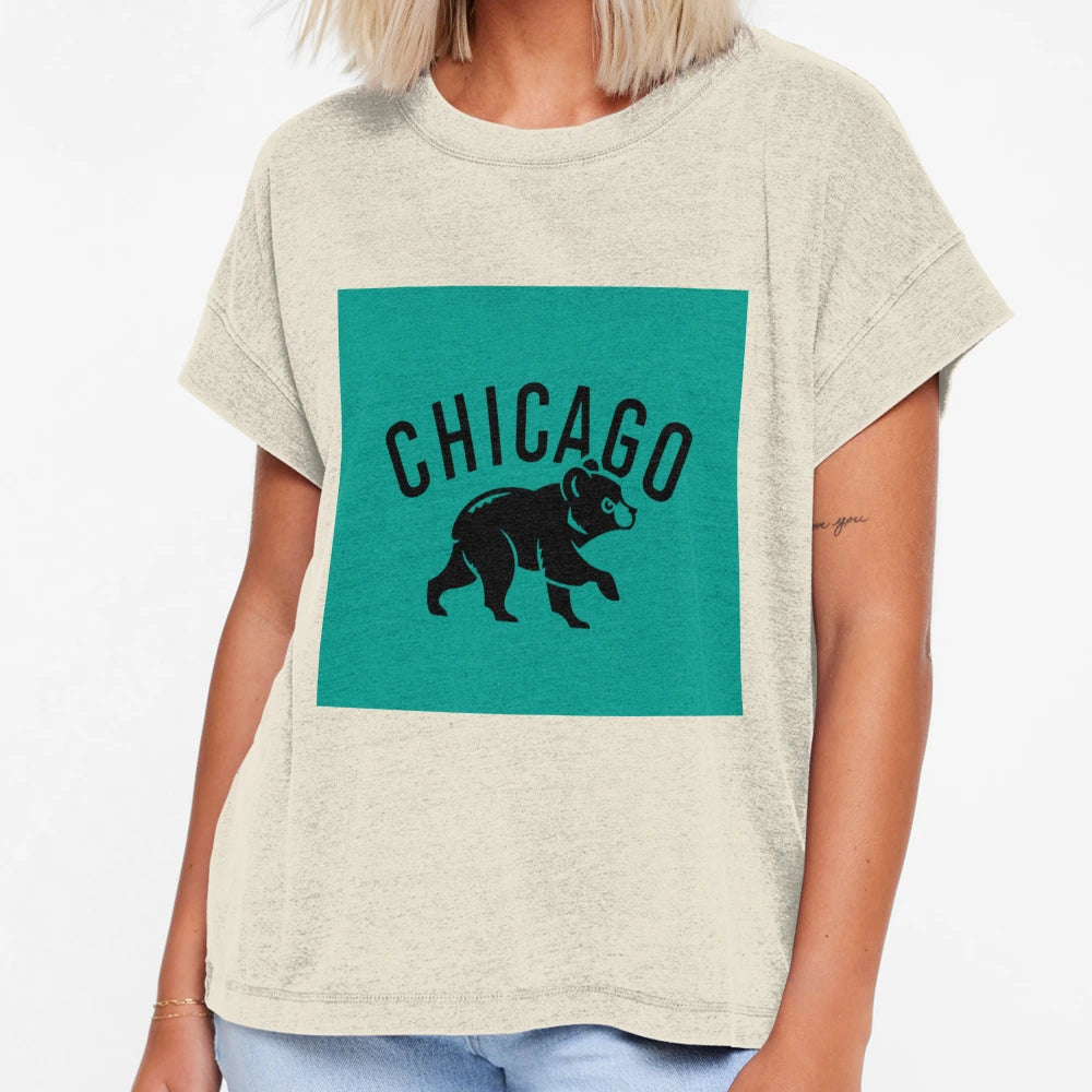 Chicago Black Bear T-Shirt - Aesthetic Graphic for Adults - T-Shirt, Sweatshirt, Hoodie