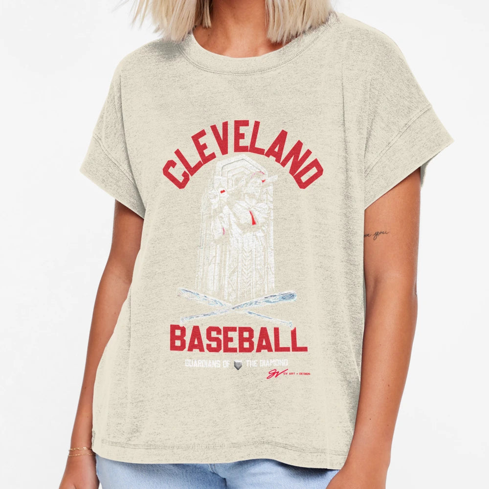 Cleveland Baseball Guardieans Diamond T-Shirt - Unique Graphic Unisex - T-Shirt, Sweatshirt, Hoodie