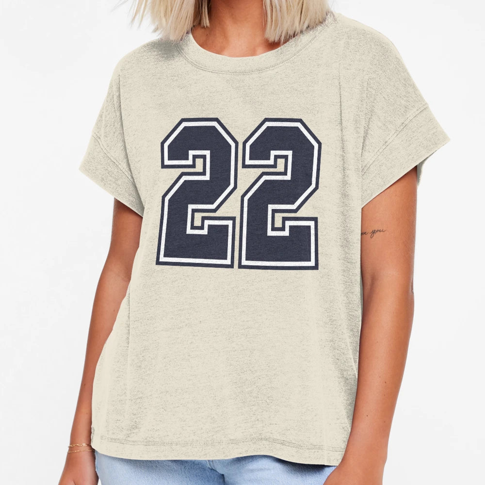 22 Sports Number Twenty Two T-Shirt - Unique Graphic Men Women - T-Shirt, Sweatshirt, Hoodie