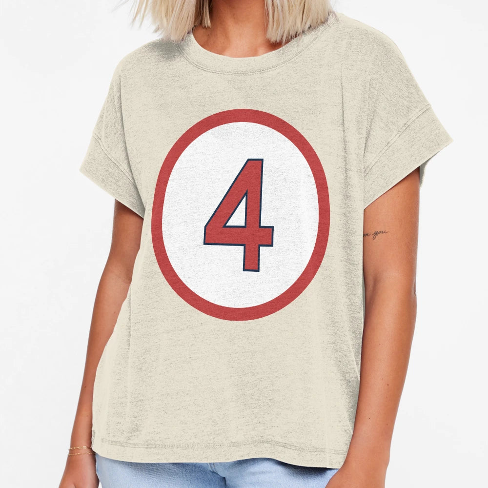 Joe Cronin 4 Jersey Number T-Shirt - Graphic Print for Adults - T-Shirt, Sweatshirt, Hoodie