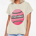 Cincinnati Baseball T-Shirt - Aesthetic Graphic Unisex - T-Shirt, Sweatshirt, Hoodie