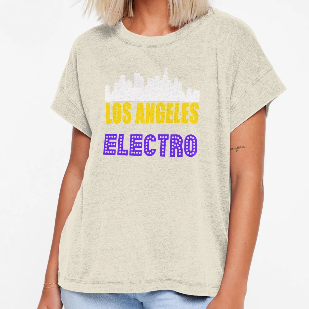 Los Angeles Electro T-Shirt - Trendy Graphic for Adults - T-Shirt, Sweatshirt, Hoodie