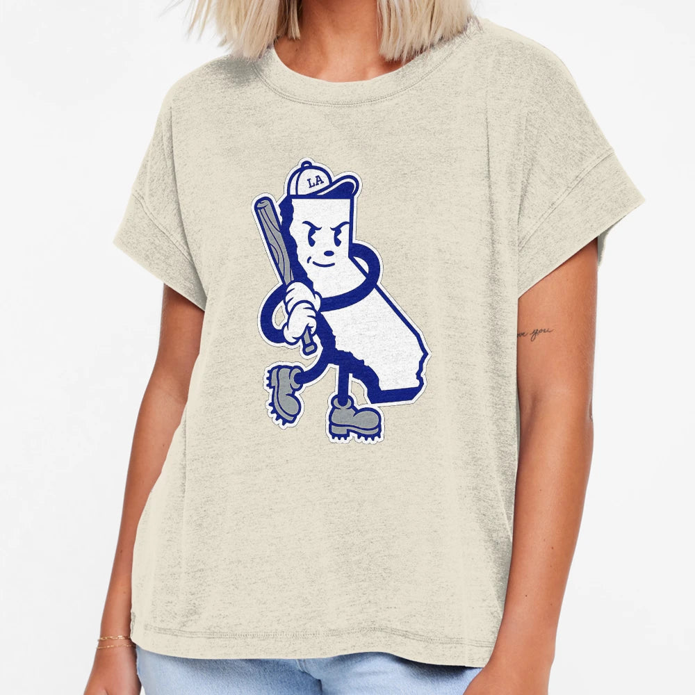 Los Angeles Baseball State T-Shirt - Trendy Graphic for Adults - T-Shirt, Sweatshirt, Hoodie