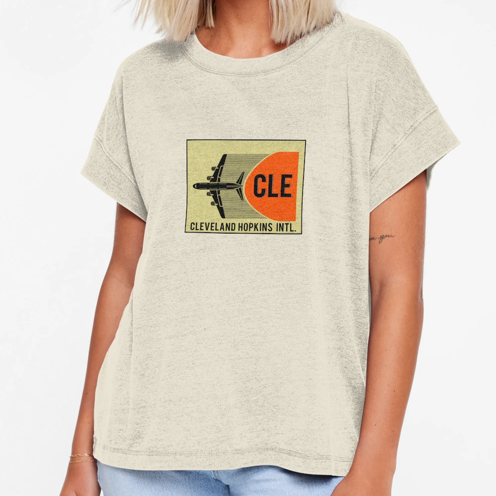 Cle Airport Code Cleveland Ohio T-Shirt - Streetwear Style for Adults - T-Shirt, Sweatshirt, Hoodie