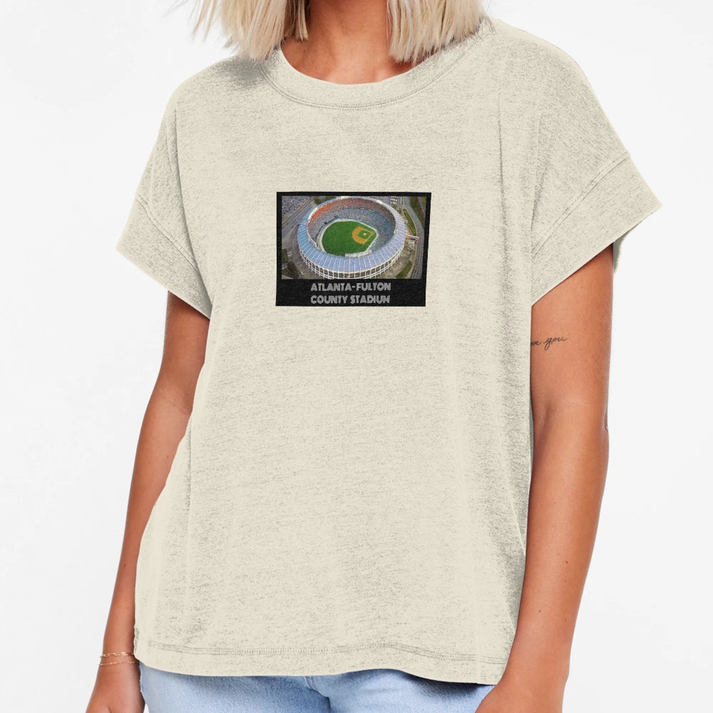 Atlanta Fulton County Stadium Braves T-Shirt - Casual Everyday Wear Unisex - T-Shirt, Sweatshirt, Hoodie