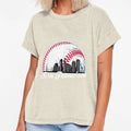 Cityscape Baseball San Francisco T-Shirt - Fun Novelty Design Men Women - T-Shirt, Sweatshirt, Hoodie