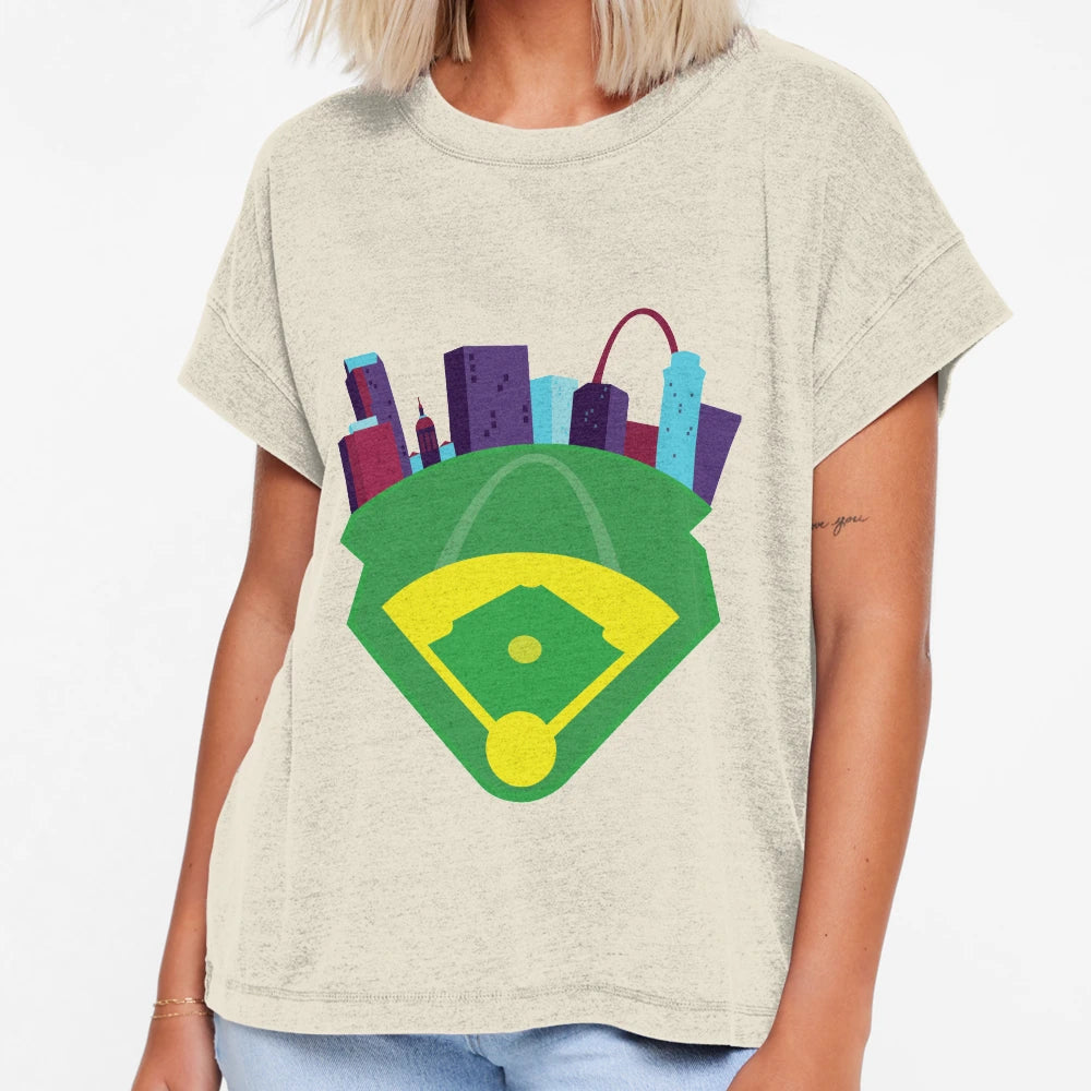 Busch Stadium T-Shirt - Aesthetic Graphic for Adults - T-Shirt, Sweatshirt, Hoodie