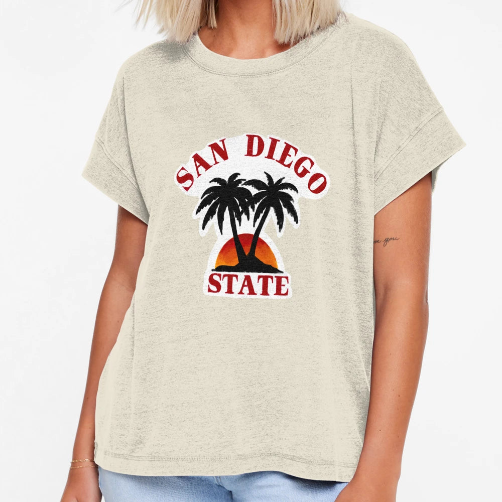 Sdsu Malibu T-Shirt - Novelty Apparel Men Women - T-Shirt, Sweatshirt, Hoodie