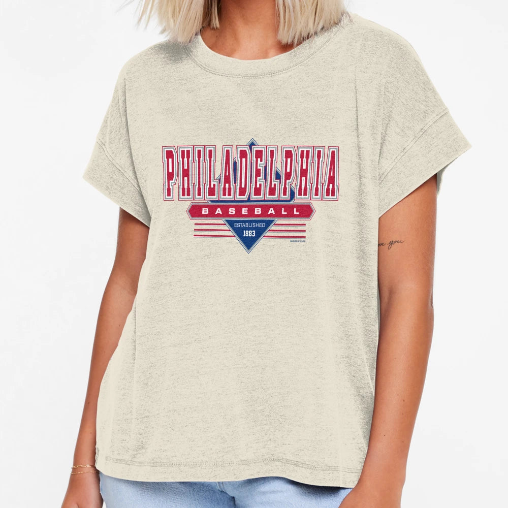 Philadelphia Philly Baseball T-Shirt - Fun Novelty Design for Adults - T-Shirt, Sweatshirt, Hoodie