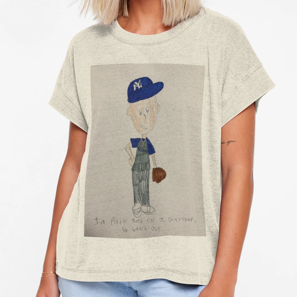 Derek Jeter Backyard Baseball T-Shirt - Custom Art Print Men Women - T-Shirt, Sweatshirt, Hoodie