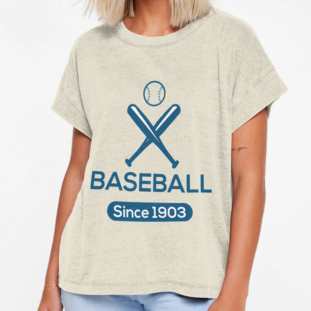 American Baseball Sport Logo T-Shirt - Minimalist Print Men Women - T-Shirt, Sweatshirt, Hoodie